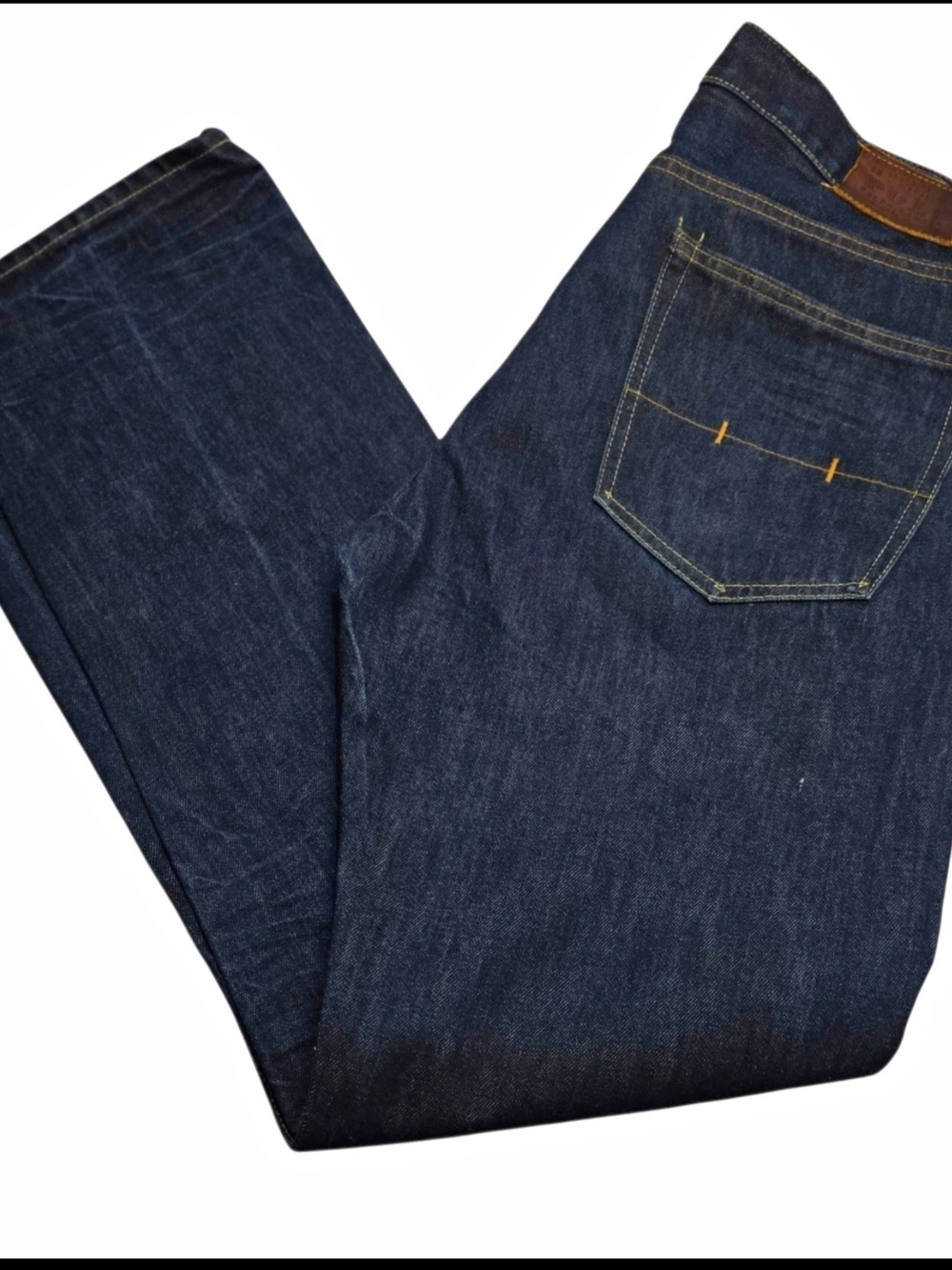 Polo by Ralph Lauren Men's Straight Dark Blue Denim Jeans
